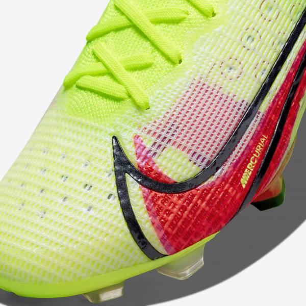 Nike Mercurial Vapor 14 Elite FG Firm-Ground Ženske Tenisice Za Nogomet Crne Svijetlo Crvene | NK146SPH