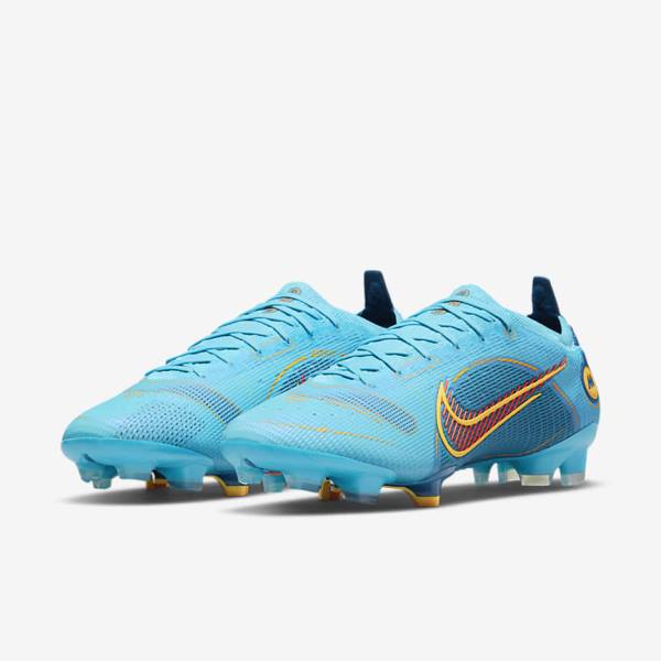 Nike Mercurial Vapor 14 Elite FG Firm-Grounds Muške Tenisice Za Nogomet Plave Narančaste | NK150VXF