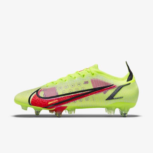 Nike Mercurial Vapor 14 Elite SG-Pro AC Soft-Ground Ženske Tenisice Za Nogomet Crne Svijetlo Crvene | NK937WEZ