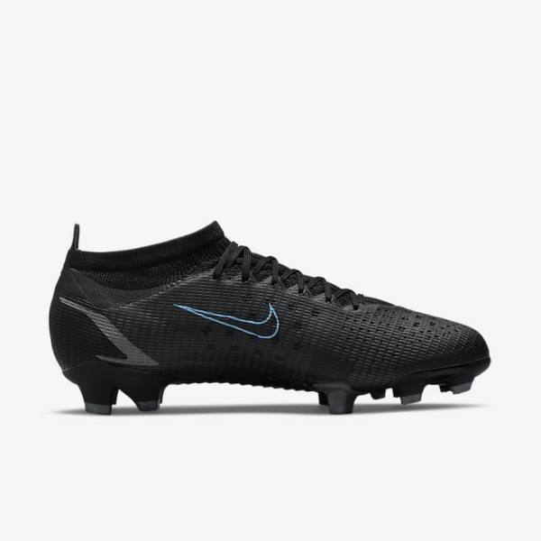 Nike Mercurial Vapor 14 Pro FG Firm-Ground Ženske Tenisice Za Nogomet Crne | NK406QJL