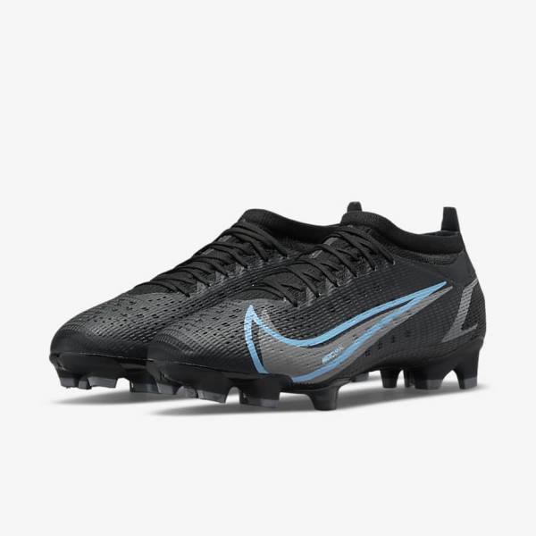 Nike Mercurial Vapor 14 Pro FG Firm-Ground Ženske Tenisice Za Nogomet Crne | NK406QJL