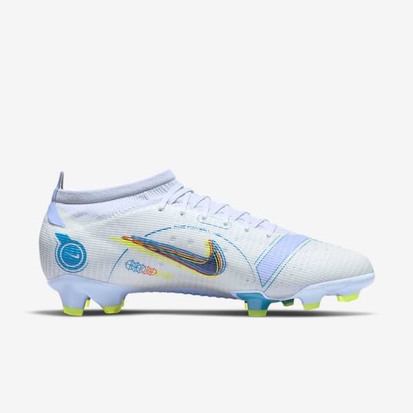 Nike Mercurial Vapor 14 Pro FG Firm-Ground Muške Tenisice Za Nogomet Sive Svijetlo Plave Plave | NK792DCK