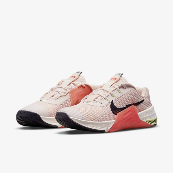 Nike Metcon 7 Ženske Tenisice Za Trening Svijetlo Roze Svijetlo Zelene Ljubičaste | NK681CTS