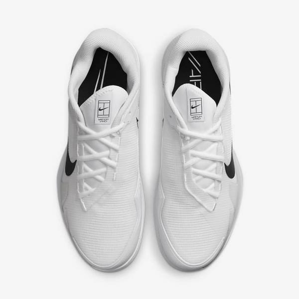 Nike NikeCourt Air Zoom Vapor Pro Carpet Muške Tenisice Za Tenis Bijele Crne | NK584BIC