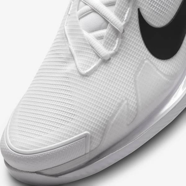 Nike NikeCourt Air Zoom Vapor Pro Carpet Muške Tenisice Za Tenis Bijele Crne | NK584BIC