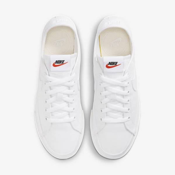 Nike NikeCourt Legacy Canvas Ženske Tenisice Bijele | NK724DGQ