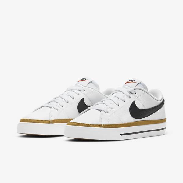 Nike NikeCourt Legacy Ženske Tenisice Bijele Crne | NK849RMO