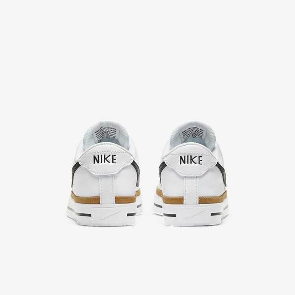 Nike NikeCourt Legacy Ženske Tenisice Bijele Crne | NK849RMO