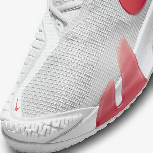 Nike NikeCourt React Vapor NXT Hard Court Ženske Tenisice Za Tenis Svijetlo Bež Bijele | NK041PTK