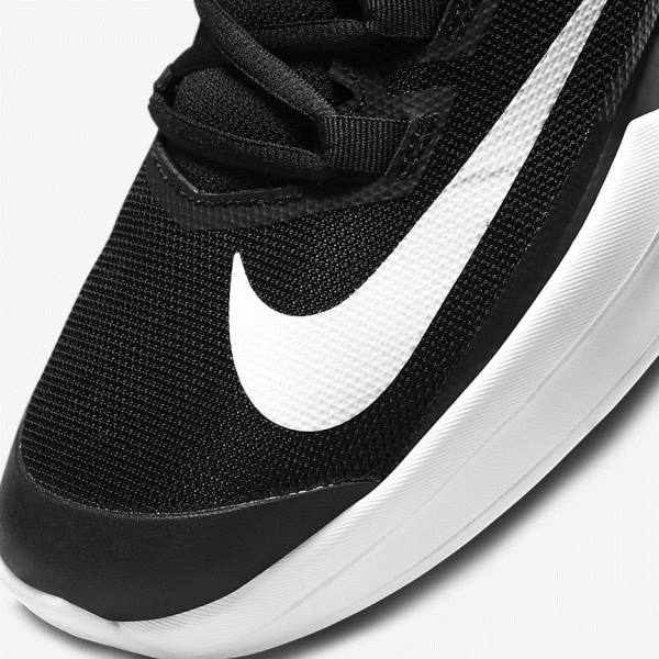 Nike NikeCourt Vapor Lite Hard Court Muške Tenisice Za Tenis Crne Bijele | NK163HXI