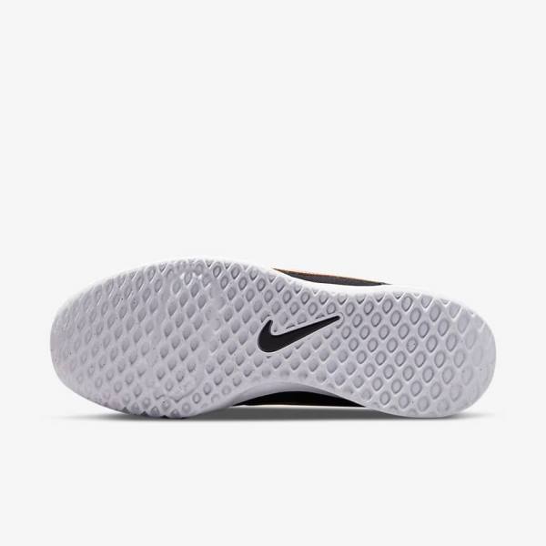 Nike NikeCourt Zoom Lite 3 Ženske Tenisice Za Tenis Crne Bijele Metalne Crvene Smeđe | NK485TDL