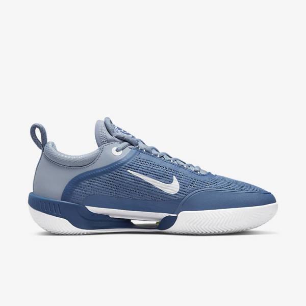 Nike NikeCourt Zoom NXT Clay Court Muške Tenisice Za Tenis Tamnoplave Bijele | NK576EUF