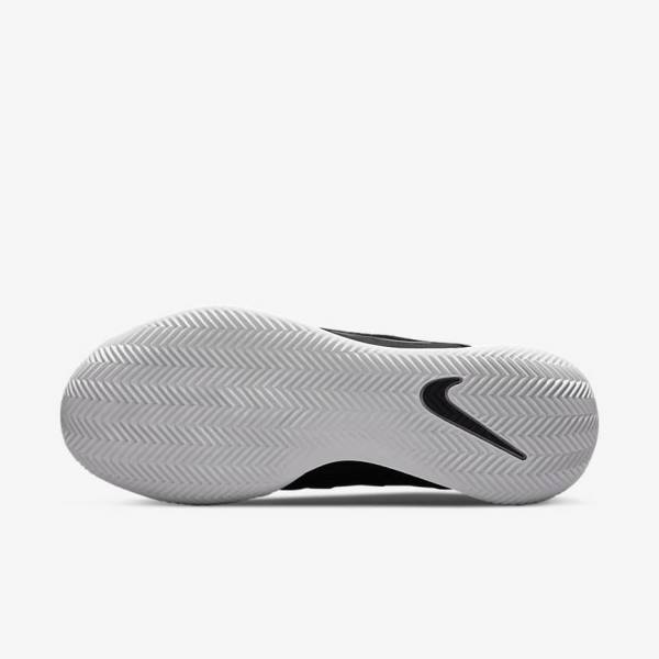 Nike NikeCourt Zoom NXT Clay Court Ženske Tenisice Za Tenis Crne Bijele Tamno Sive Metalne Crvene Smeđe | NK634TZW