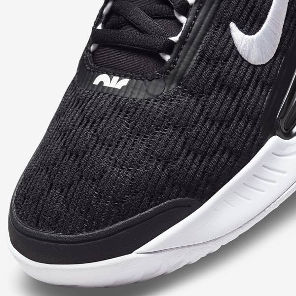 Nike NikeCourt Zoom NXT Hard Court Muške Tenisice Za Tenis Crne Bijele | NK956YDG