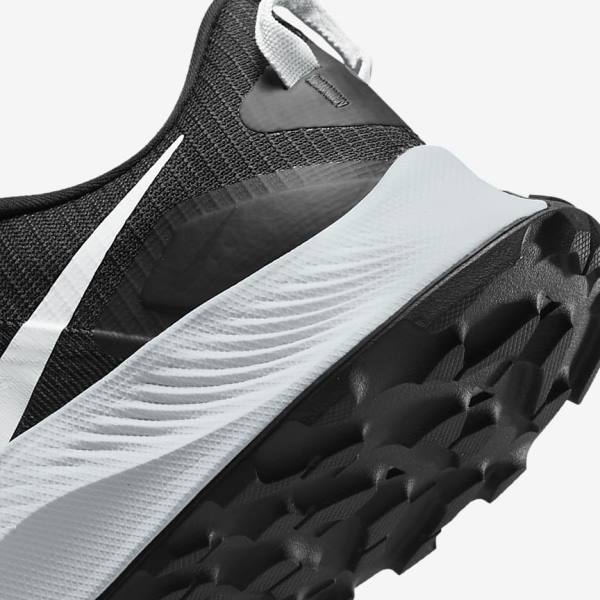 Nike Pegasus Trail 3 Trail Muške Tenisice Za Trčanje Crne Tamno Sive Platine | NK480BTZ