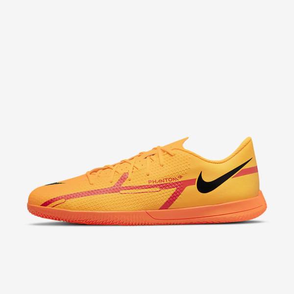 Nike Phantom GT2 Club IC Indoor Court Muške Tenisice Za Nogomet Narančaste Svijetlo Crvene Crne | NK951YCT