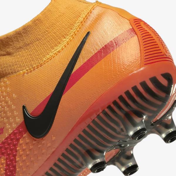 Nike Phantom GT2 Dynamic Fit Elite AG-Pro Artificial-Grass Muške Tenisice Za Nogomet Narančaste Svijetlo Crvene Crne | NK634XWF