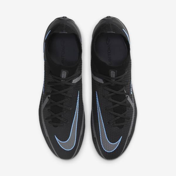 Nike Phantom GT2 Dynamic Fit Elite FG Firm-Ground Ženske Tenisice Za Nogomet Crne Sive | NK942XQN