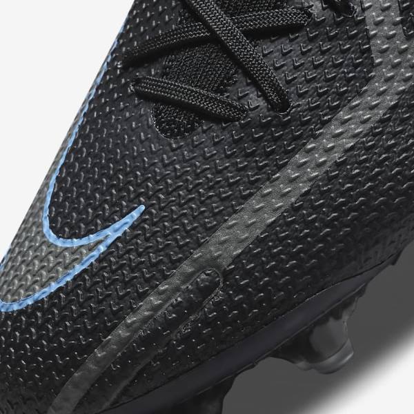 Nike Phantom GT2 Dynamic Fit Elite FG Firm-Ground Ženske Tenisice Za Nogomet Crne Sive | NK942XQN