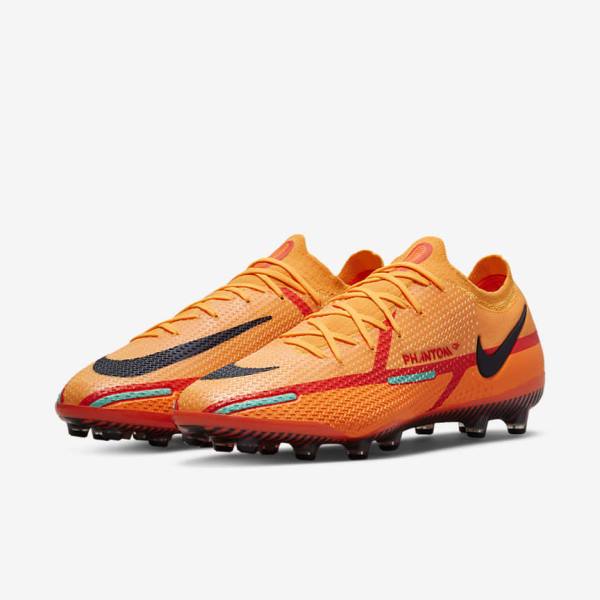 Nike Phantom GT2 Elite AG-Pro Artificial-Grass Muške Tenisice Za Nogomet Narančaste Svijetlo Crvene Crne | NK519ZQR