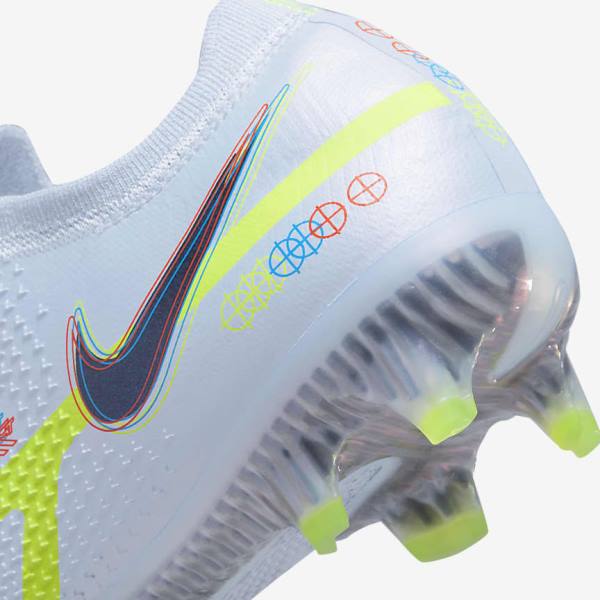 Nike Phantom GT2 Elite FG Firm-Ground Muške Tenisice Za Nogomet Sive Svijetlo Plave | NK287CTI