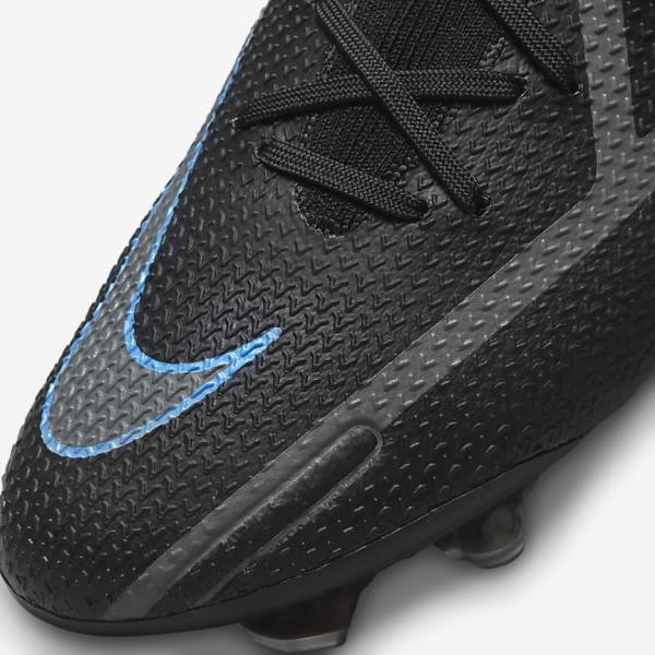 Nike Phantom GT2 Elite FG Firm-Ground Ženske Tenisice Za Nogomet Crne Sive | NK019RMC