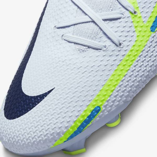 Nike Phantom GT2 Pro FG Firm-Ground Muške Tenisice Za Nogomet Sive Svijetlo Plave | NK451RBL