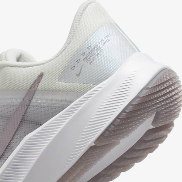 Nike Quest 4 Premium Road Ženske Tenisice Za Trčanje Crne Roze Tamno Sive Bijele | NK371BKZ