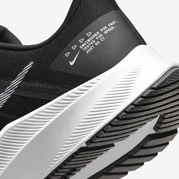 Nike Quest 4 Road Ženske Tenisice Za Trčanje Crne Metalne Bakrene | NK045CNE