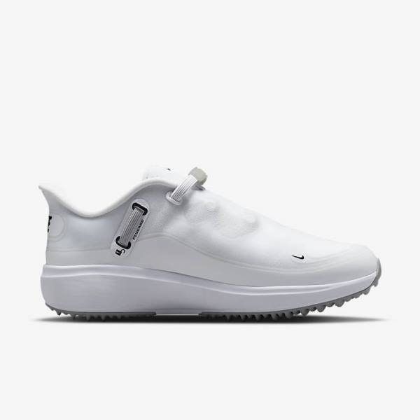 Nike React Ace Tour Ženske Cipele za golf Bijele Svijetlo Sive Crne | NK295YPM