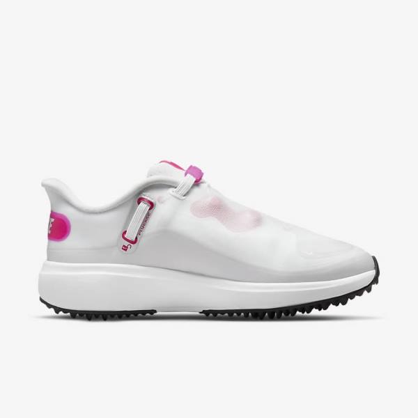 Nike React Ace Tour Ženske Cipele za golf Bijele Crne Roze | NK602NHU