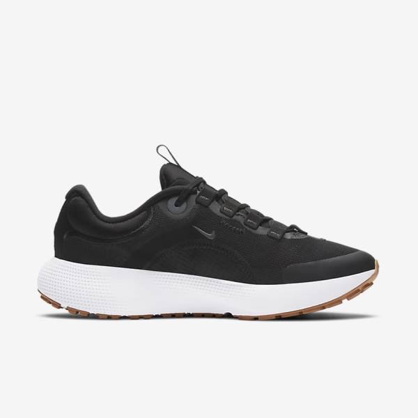 Nike React Escape Run Road Ženske Tenisice Za Trčanje Crne Tamno Sive Bijele Crne | NK540HAW