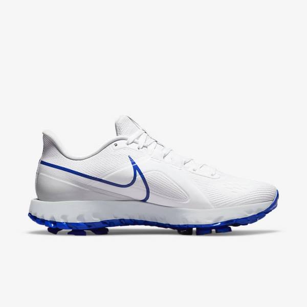 Nike React Infinity Pro Muške Cipele za golf Bijele Platine Plave | NK526ICG