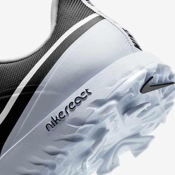 Nike React Infinity Pro Ženske Cipele za golf Crne Metalne Platine Bijele | NK741DIS