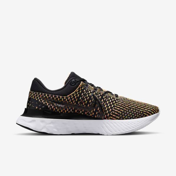 Nike React Infinity Run Flyknit 3 Road Muške Tenisice Za Trčanje Crne Plave Roze Bijele | NK037IZB