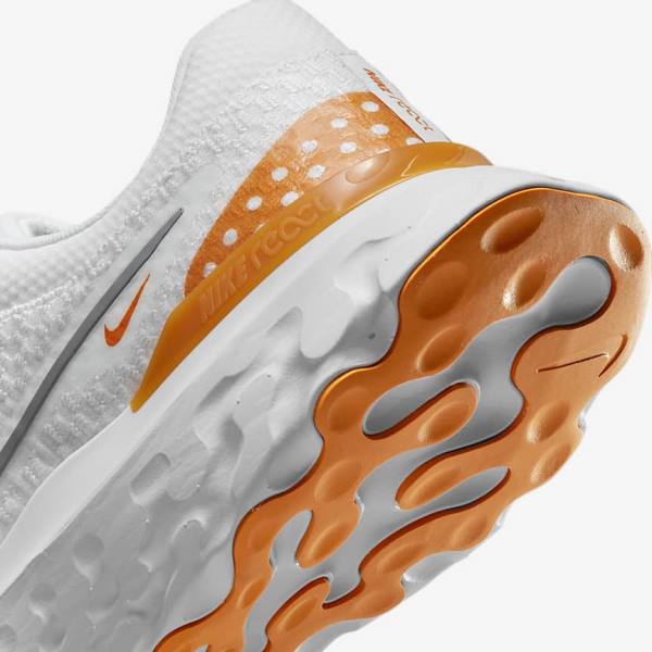 Nike React Infinity Run Flyknit 3 Road Muške Tenisice Za Trčanje Bijele Sive | NK564ZNT