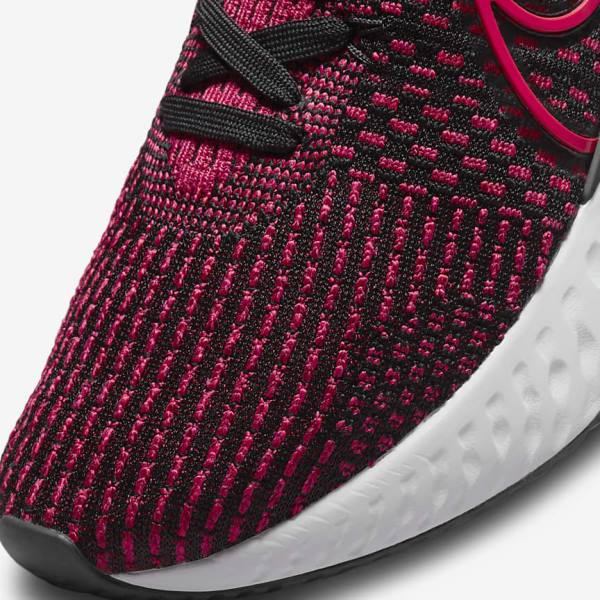 Nike React Infinity Run Flyknit 3 Road Muške Tenisice Za Trčanje Crne Zelene Crvene | NK659EMA