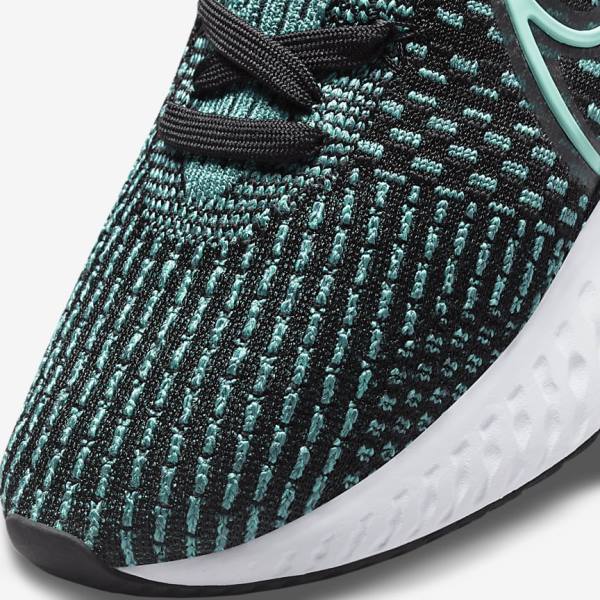 Nike React Infinity Run Flyknit 3 Road Ženske Tenisice Za Trčanje Crne Roze Tirkizne Tirkizne | NK358OMV