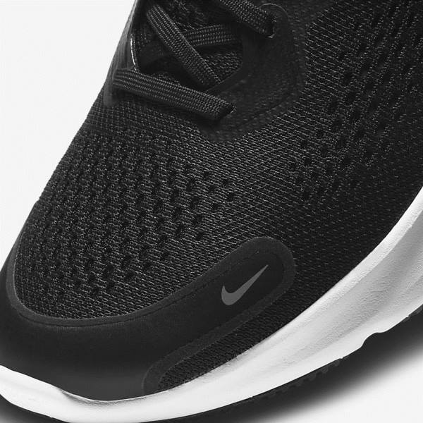 Nike React Miler 2 Road Muške Tenisice Za Trčanje Crne Sive Bijele | NK807KGB