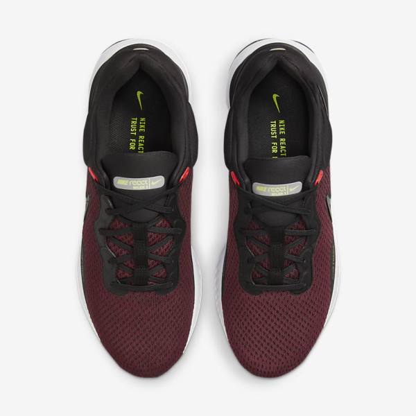 Nike React Miler 3 Road Muške Tenisice Za Trčanje Crne Crvene Bijele | NK965SQU