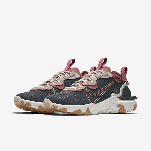 Nike React Vision By You Custom Lifestyle Ženske Tenisice Visebojne | NK875SKV