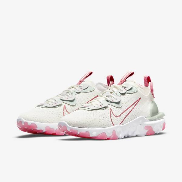 Nike React Vision Ženske Tenisice Platine Roze | NK870WAQ