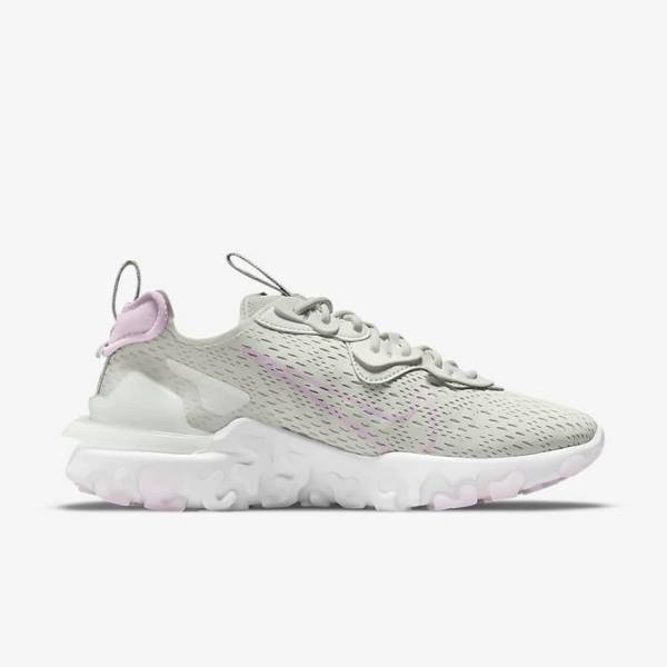 Nike React Vision Ženske Tenisice Svijetlo Bež Bijele Roze | NK280IAF