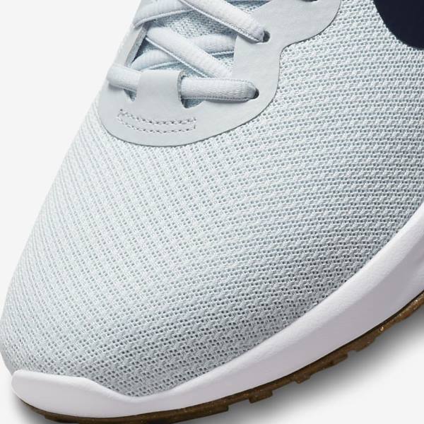 Nike Revolution 6 (Extra Wide) Muške Tenisice Za Trčanje Platine Tamno Plave Plave | NK516TPQ