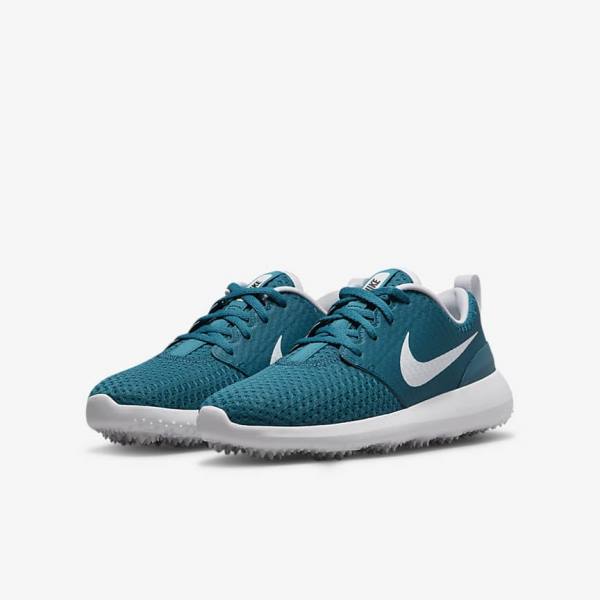 Nike Roshe G Jr. Dječje Cipele za golf Crne Bijele | NK432FDT