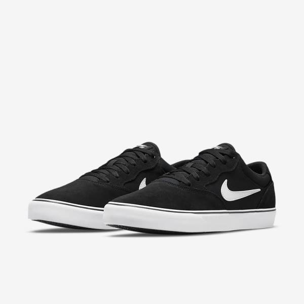 Nike SB Chron 2 Muške Skate Tenisice Crne Bijele | NK963APJ