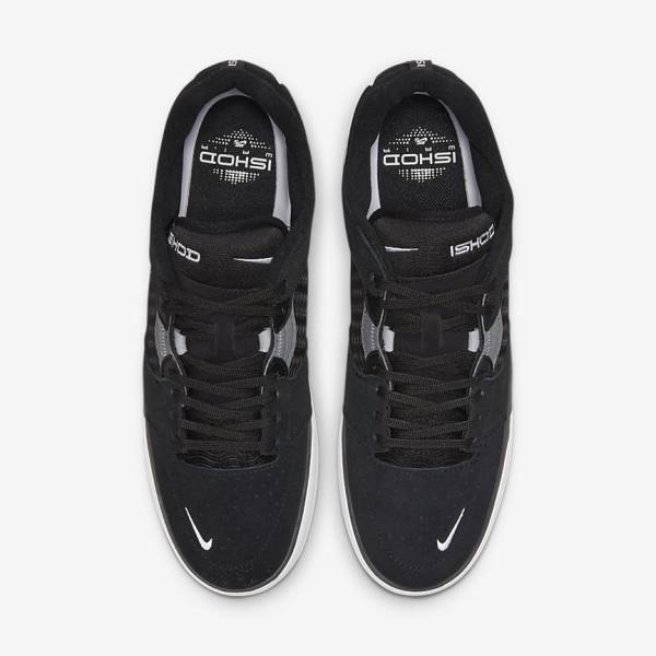 Nike SB Ishod Wair Muške Skate Tenisice Crne Tamno Sive Bijele | NK742FRD