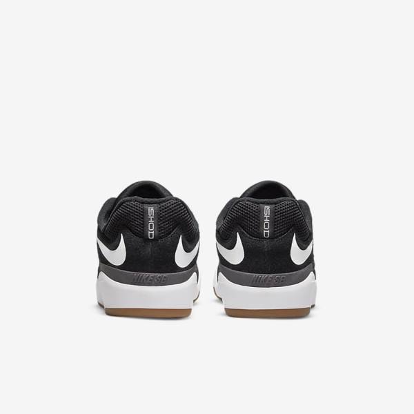 Nike SB Ishod Wair Muške Skate Tenisice Crne Tamno Sive Bijele | NK742FRD