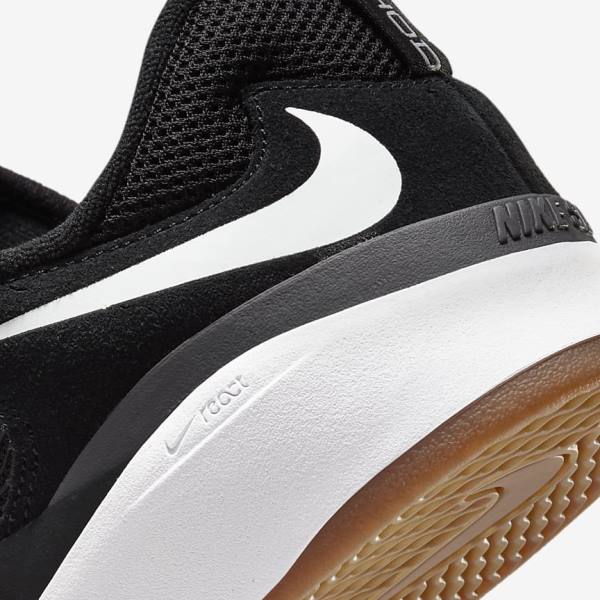 Nike SB Ishod Wair Muške Skate Tenisice Crne Tamno Sive Bijele | NK742FRD