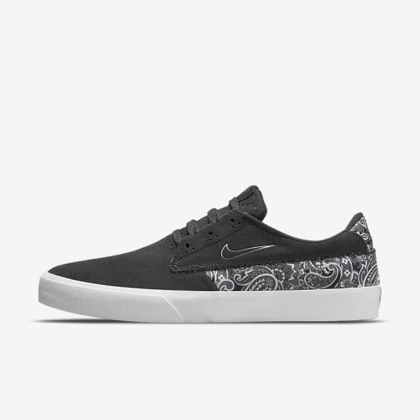 Nike SB Shane Premium Ženske Skate Tenisice Tamno Sive Bijele Crne Sive | NK279BCQ